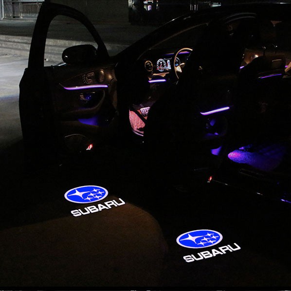 SUBARU STI 專車用迎賓燈 LED投影照地燈 LEGACY、FORESTER、OUTBACK、BRZ 森林人