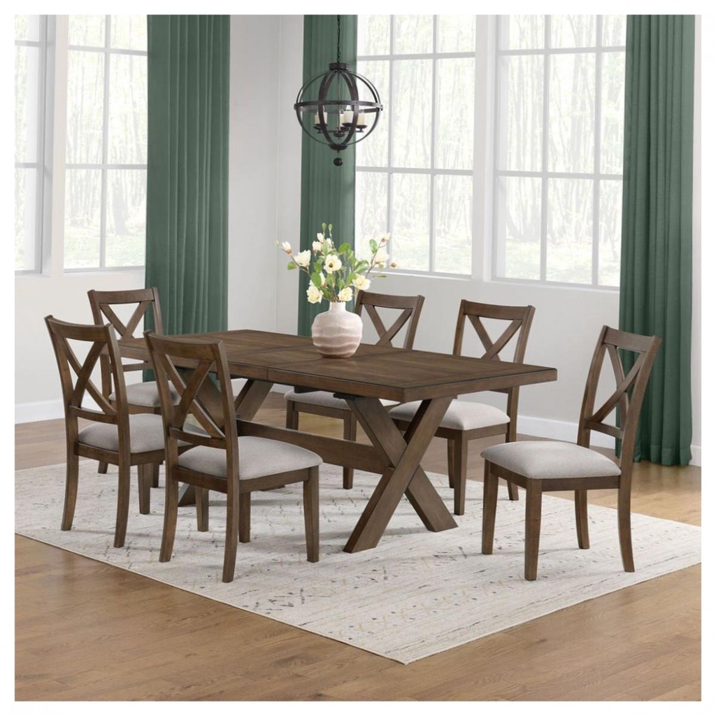 Bayside Furnishings 餐桌椅七件組#1752630