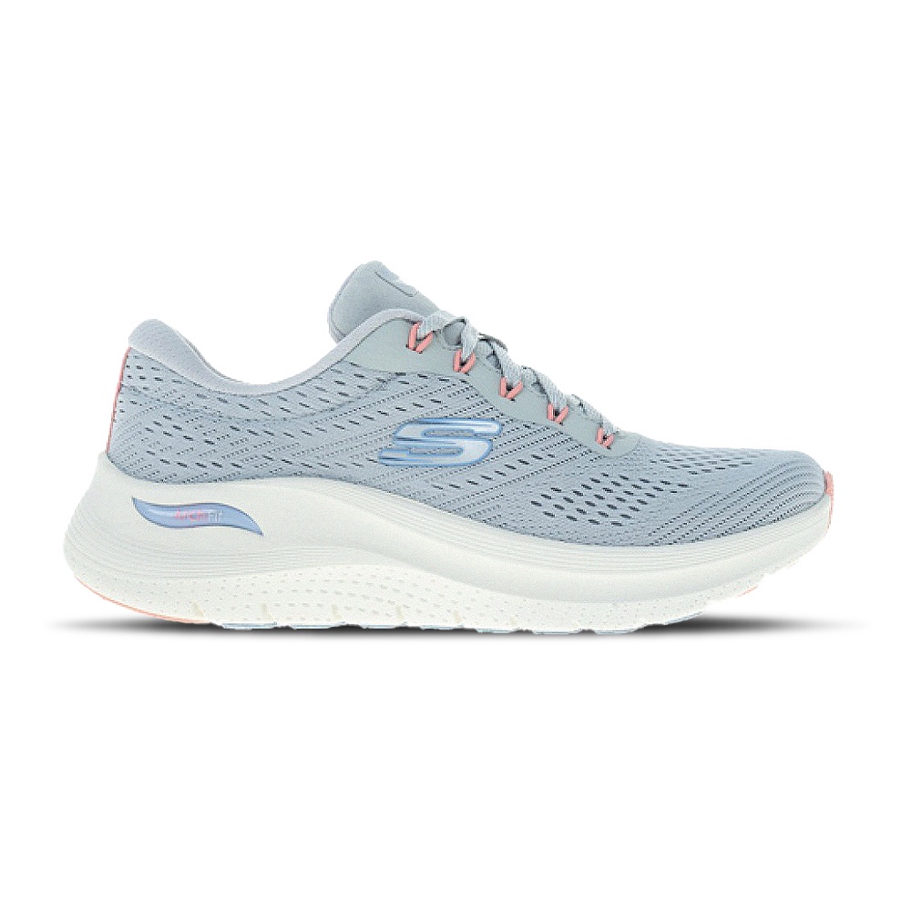 Skechers Arch Fit 2 Big League 女 灰白色 輕量 緩衝 慢跑鞋 150051LGMT