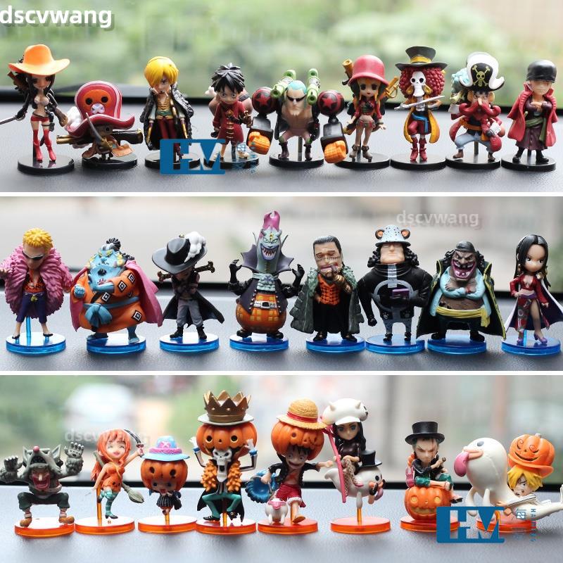 低價促銷🔥海賊王小公仔模型 車內裝飾用品 桌面小擺件 小手辦 小玩具 兒童禮物 潮玩公仔玩偶 裝飾品
