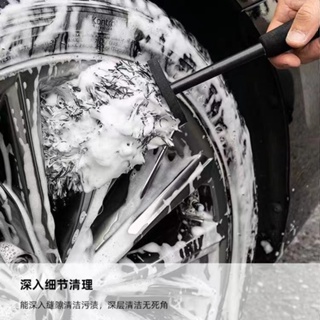 超細纖維鋼圈刷(不挑色) 輪胎刷 輪框刷 清潔刷 胎框刷 鋁圈刷 輪圈刷 洗車刷 汽車美容 細節清洗 清潔