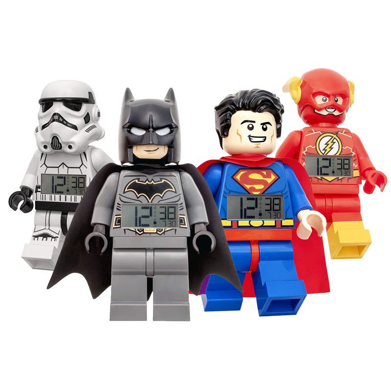 LEGO樂高兒童房時鐘會發光蝙蝠俠超人黑武士風暴騎兵響鈴鬧鐘 LEGO樂高兒童房時鐘 黑武士風暴騎兵響鈴鬧鐘 84TW