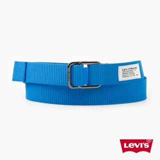 Levis 簡約休閒皮帶 / 精工Logo刻印釦環 寶藍 男女 D6740-0004 熱賣單品