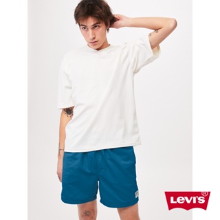 Levis Gold Tab金標系列 男款 寬鬆版短袖V領素T恤 牛奶白 A5694-0000 熱賣單品