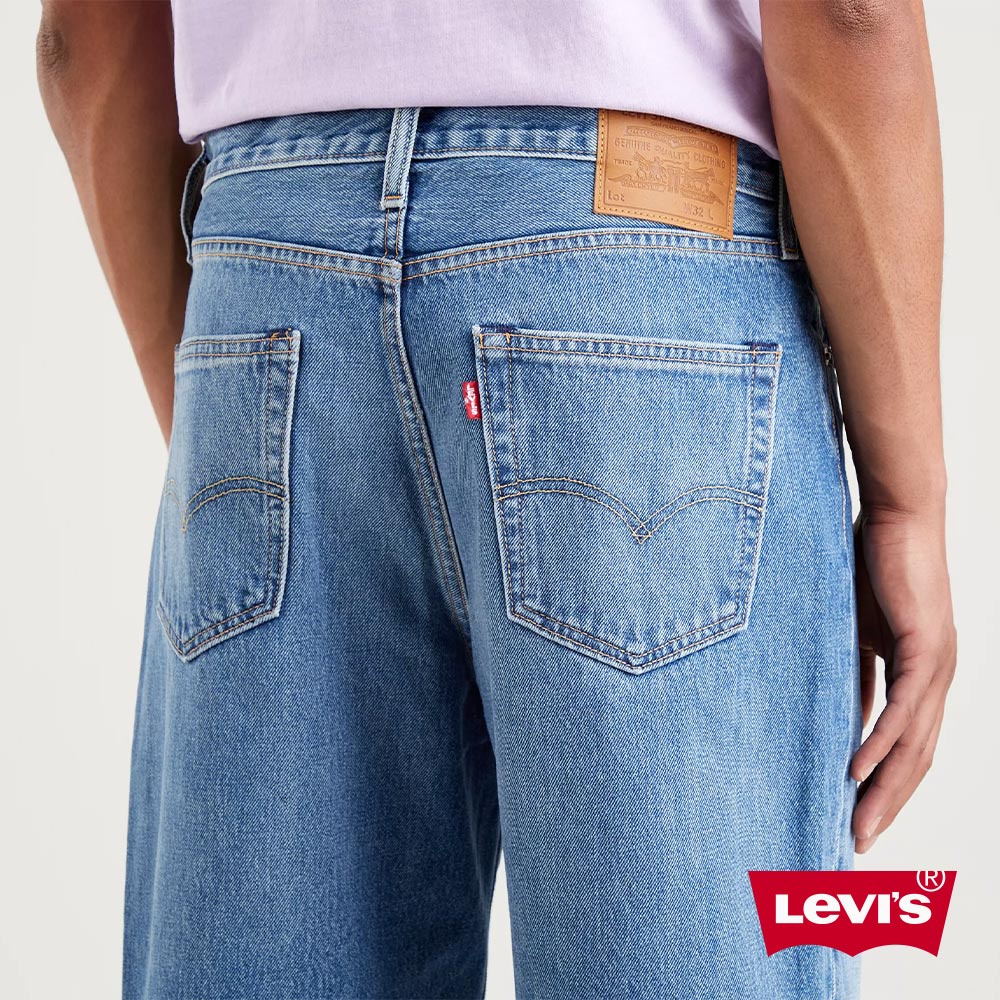 Levis 469寬鬆版牛仔短褲 / 精工輕藍染水洗 男款 39434-0000 熱賣單品