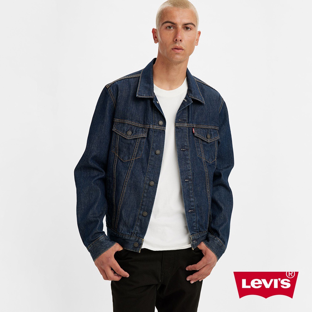 Levis 牛仔外套 / Type 3 經典修身版型 / 黑藍基本款 男女同款 人氣新品 72334-0557