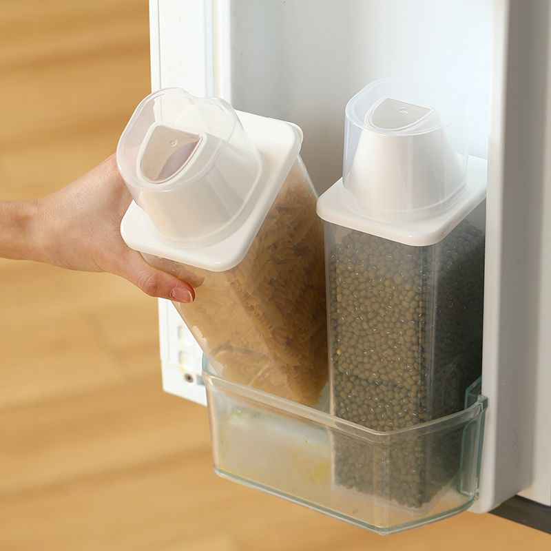 【厨房收纳】FaSoLa密封罐透明塑料家用廚房五谷雜糧谷物儲存罐密封米桶收納盒