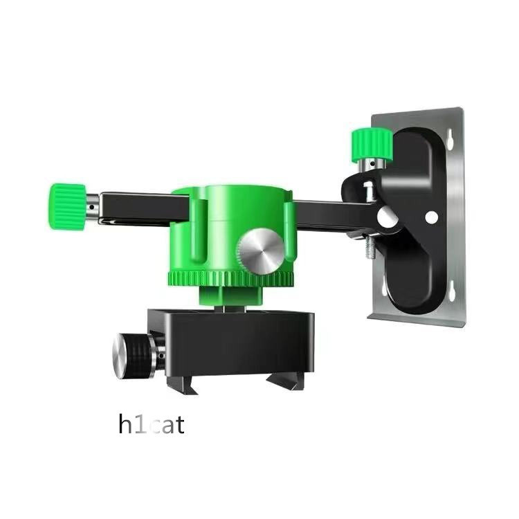 【h1cat】8線12線16線水平儀綠光藍光貼地儀貼墻儀上墻支架通用掛墻壁掛多