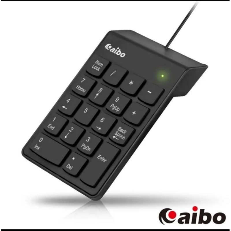 aibo KBM1 USB薄型巧克力數字鍵盤(LY-ENKBM1)
