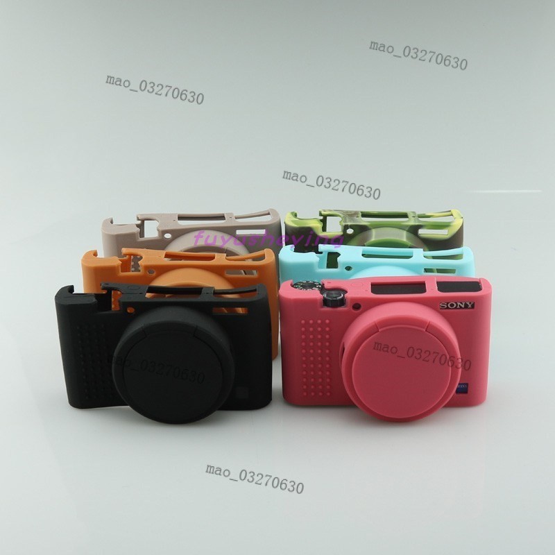 【臺灣熱賣】適用索尼黑卡DCS-RX100 M3 M4 M5硅膠套 相機包 rx100m5保護套 DIK0