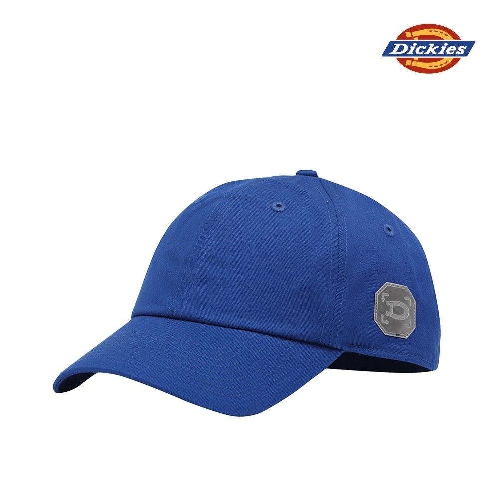 Dickies男女款寶石藍純棉側邊Logo徽章棒球帽|DK010900SOB