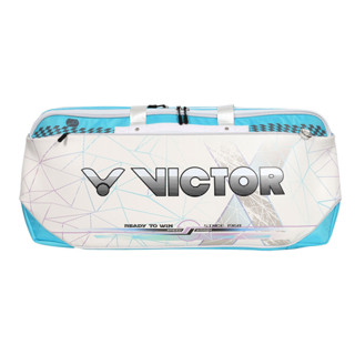 VICTOR 6支裝矩形包( 拍包袋 羽毛球 手提裝備袋 勝利「BR5614A」 白丈青綠粉
