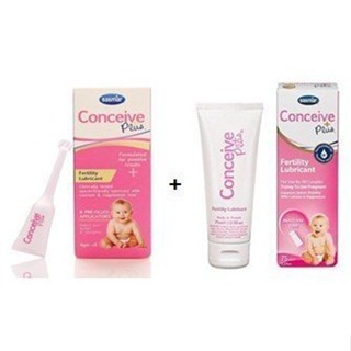 【現貨】法國SASMAR Conceive plus 助孕潤滑劑 75ml+4g*8支 各一盒