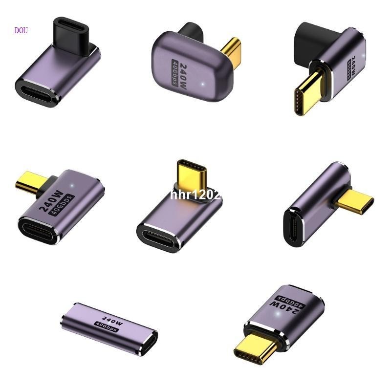 升級 USB C OTG 適配器 Type C 轉 USBC OTG 適配器充電數據傳輸轉換器充電器鋁合金緊湊型hhr1