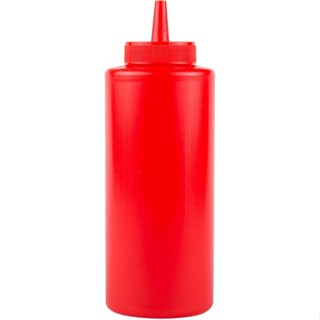 台灣現貨 英國《Utopia》擠壓調味罐(紅350ml) | 醬料罐 調味瓶