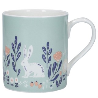台灣現貨 英國《KitchenCraft》骨瓷馬克杯(花園兔300ml) | 水杯 茶杯 咖啡杯