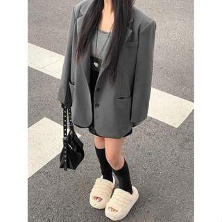 【Codibook】韓國 BEIDELLI 簡約寬鬆西裝外套［預購］夾克 西裝外套 女裝