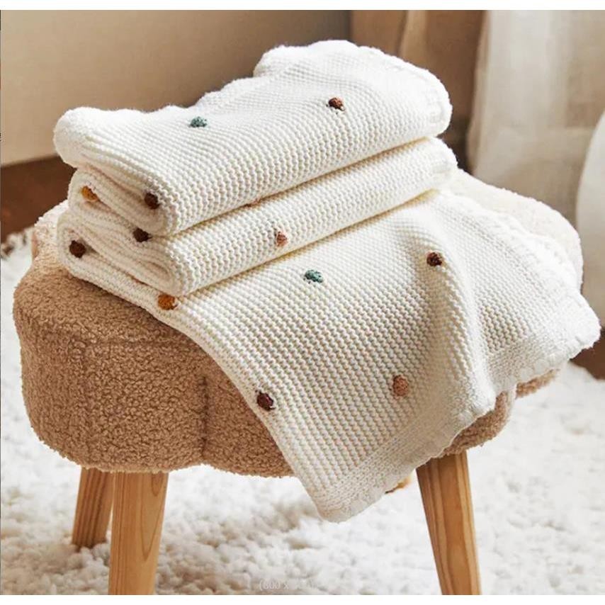 100*70cm Baby Blanket Knitted Sofa Throw Blankets 夏季嬰兒毯