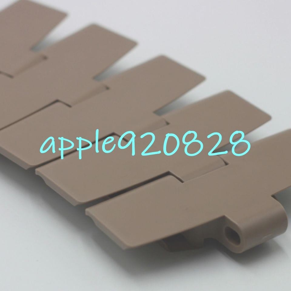 880TAB塑料轉彎鏈板POM咖啡色輸送機板鏈apple920828