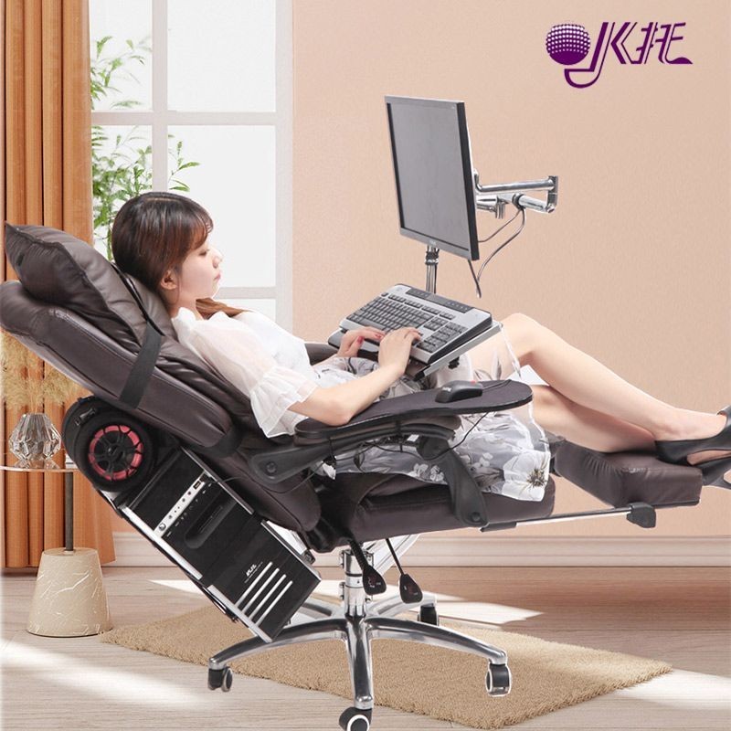 『 Fa Jie Nuo 』免運真皮電競椅 太空艙電腦桌椅 一體椅 座艙遊戲單人電競椅 升降椅 按摩椅