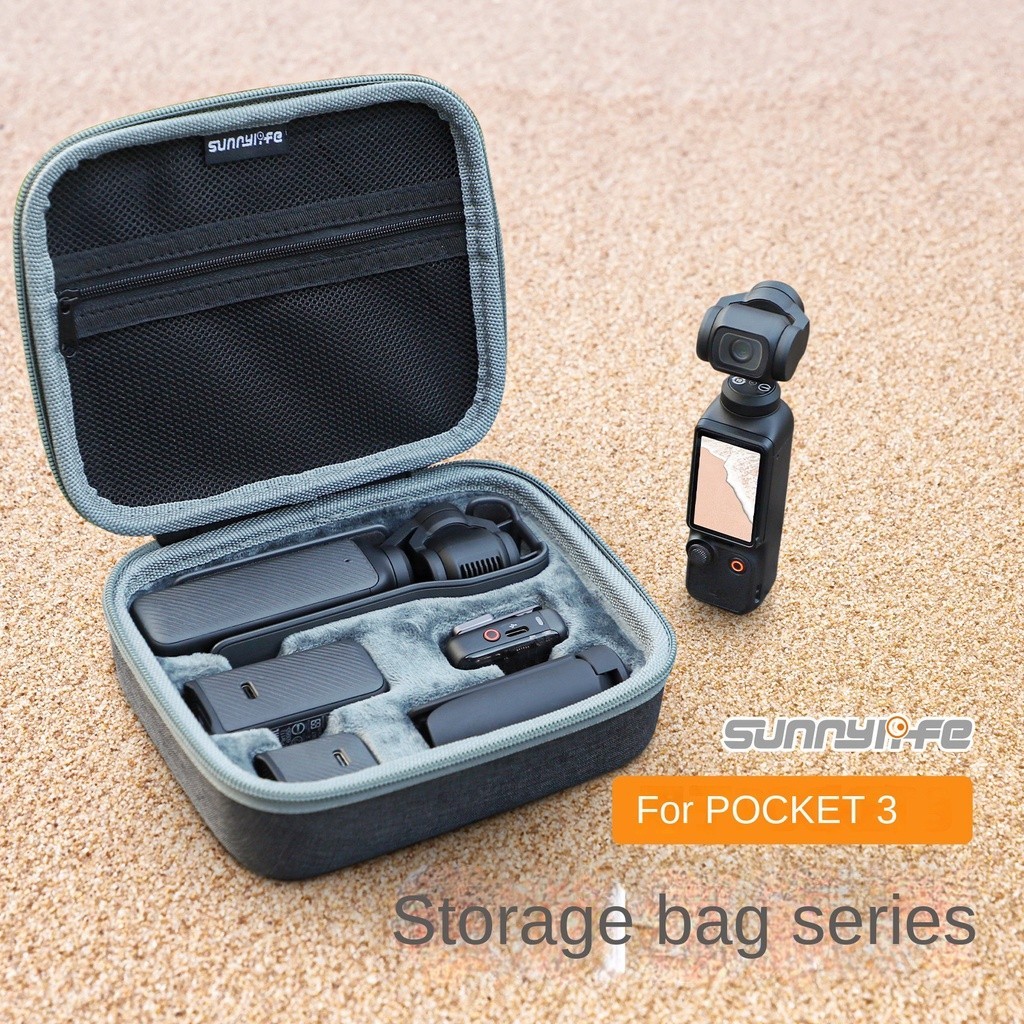 ♧Sunnylife 適用於Dji Osmo Pocket 3收納包全能標準套裝包Po