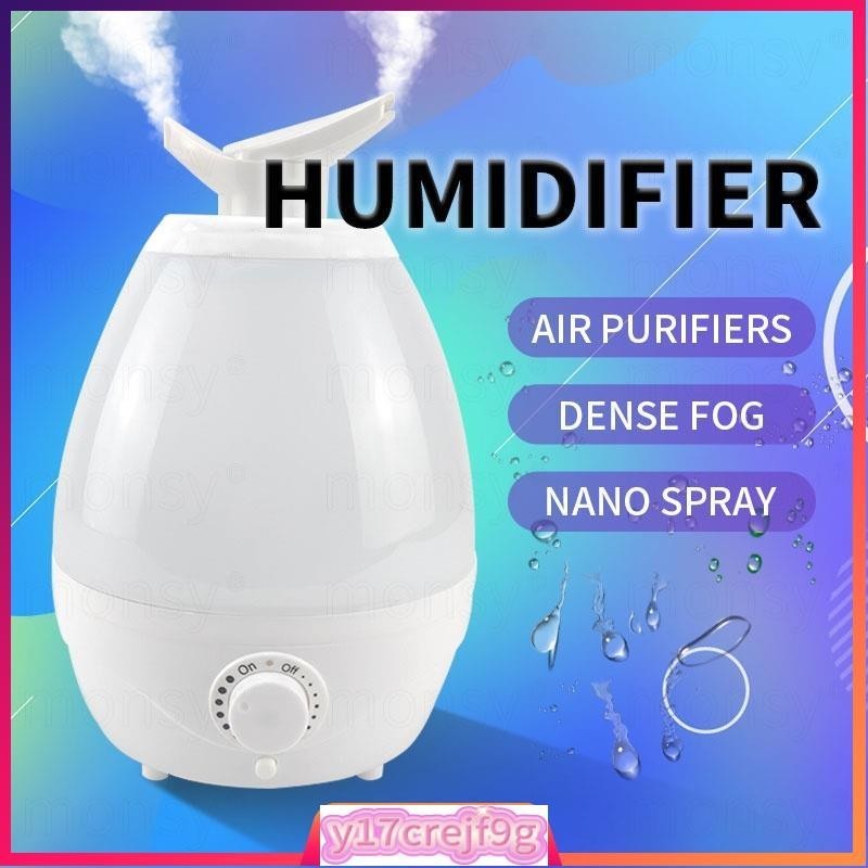 Humidifier Dual Nozzle Cool Mist Aroma Diffuser With Night L