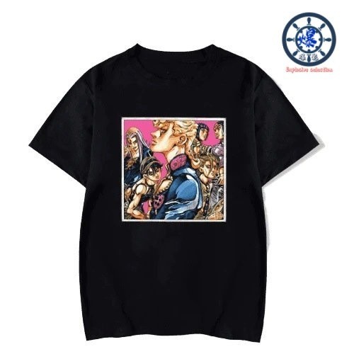 JOJO'S GRAPHIC外貿歐碼純棉男短袖 個性卡通印花T恤衫 MWPK