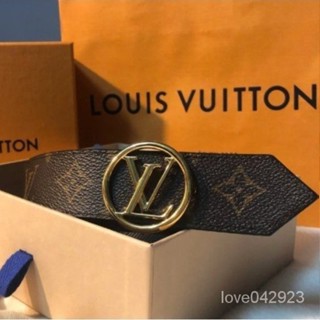 LV LOUIS VUITTON 皮帶腰帶 CIRCLE 35毫米雙麵皮帶 M9935U