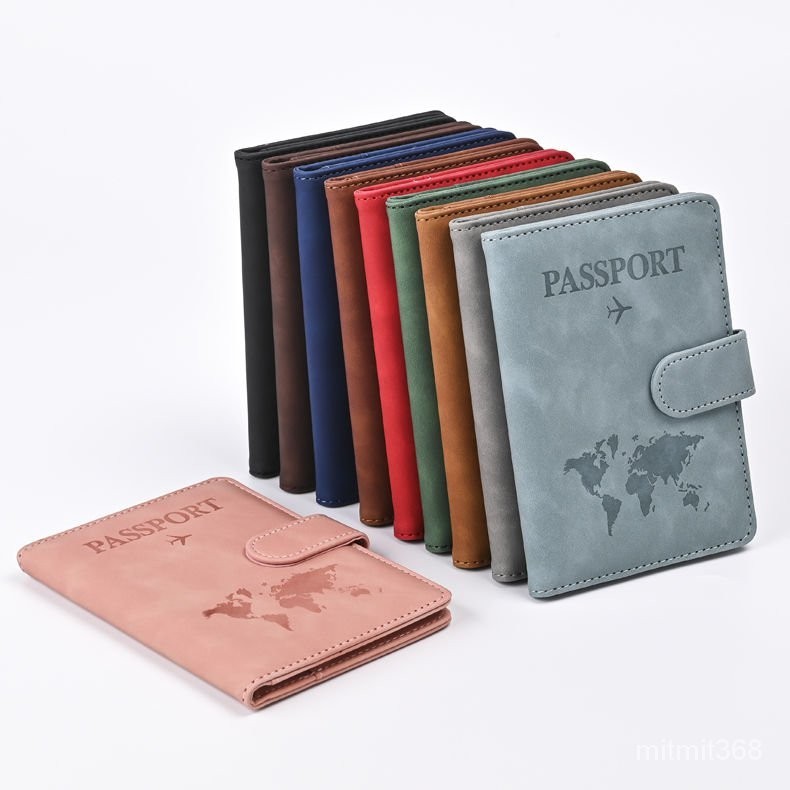 🌼桃園出貨🌼RFID磁扣護照保護套多功能護照夾本機票夾出國旅行收納卡包錢包