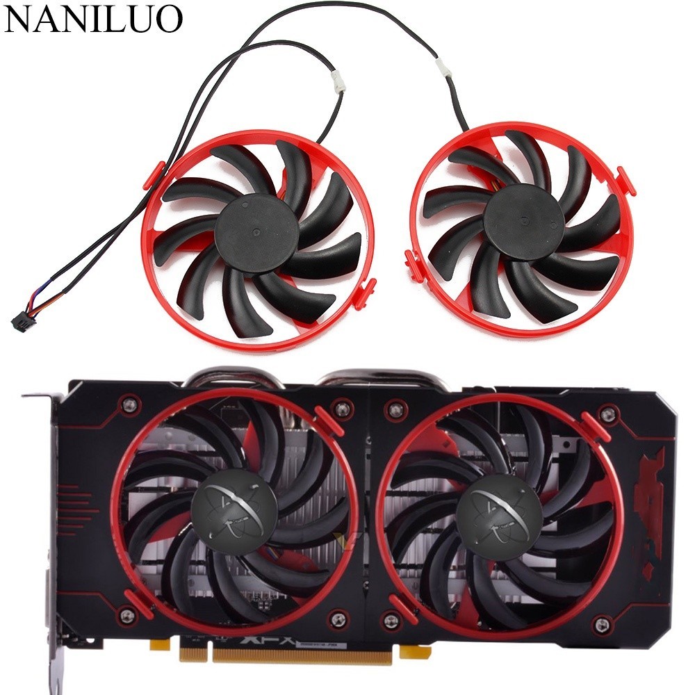 ⚘Fdc10u12s9-c 散熱風扇替換 RX460 適用於 XFX Radeon RX 460