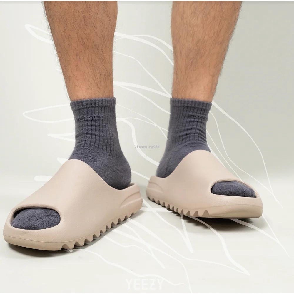 Adidas YEEZY SLIDE Pure 奶茶 時尚百搭拖鞋