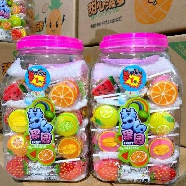 【100支】新款水果味棒棒糖硬糖網紅高顏值糖果卡通棒棒糖兒童零食糖果批發
