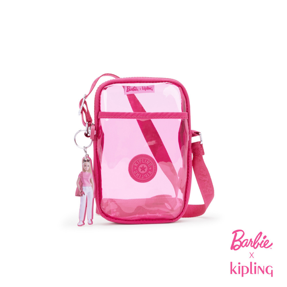 KIPLING x BARBIE 粉嫩果凍可愛長方形小包-TALLY