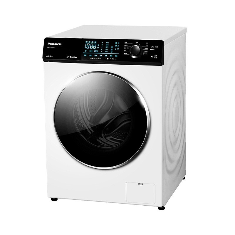 Panasonic國際家電【NA-V105NW-W】10.5kg強效抑菌變頻溫水滾筒洗衣機 釉光白(W)(含標準安裝)