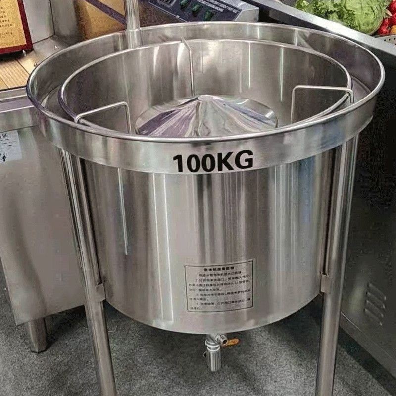 爆款//不銹鋼洗米機全自動洗米機大型水壓式沖洗淘米機2550100KG商用