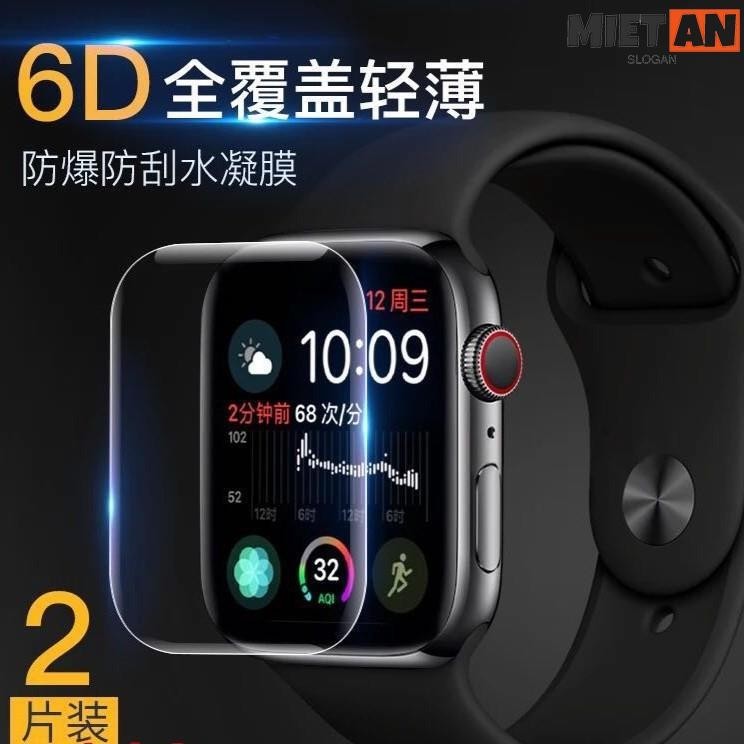 MIETAN-Apple watch 6/5/4保護膜 蘋果手錶貼膜 iwatch SE貼膜全屏軟膜 藍光全屏覆蓋曲面全