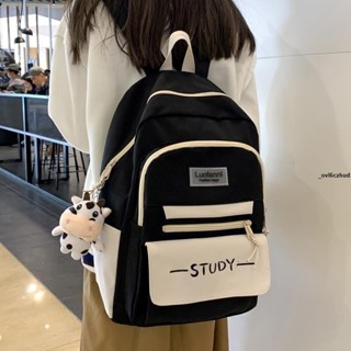 後揹包 雙肩包 書包女韓版初中生小學生ins森系百搭三到五六年級大容量雙肩包潮