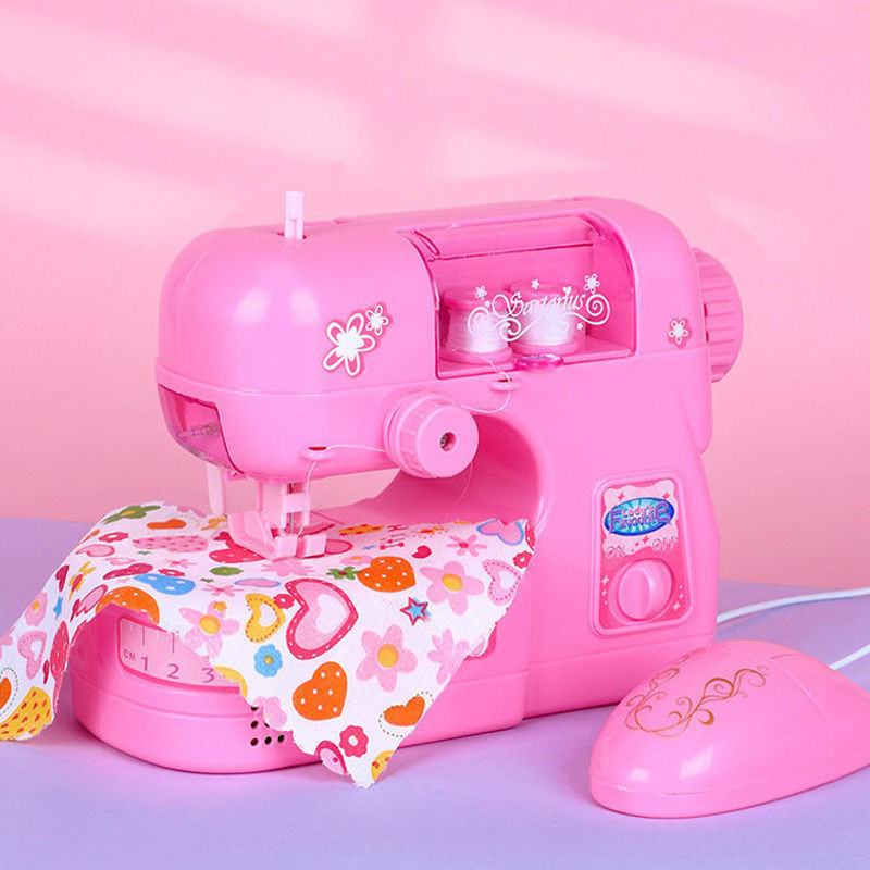 【限時折扣】過家家兒童縫紉機玩具女孩迷你全自動寶寶早教益智仿真電玩具禮物兒童玩具 玩具