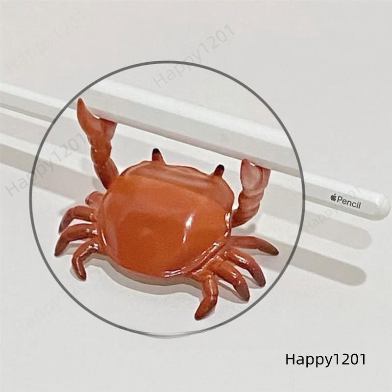 🤭限時下殺🤭 網紅小紅書同款可愛小螃蟹筆架可重螃蟹筆托