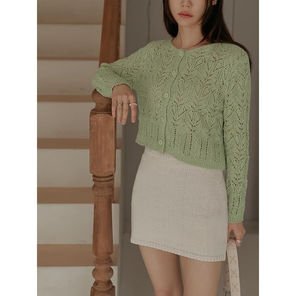 【Codibook】韓國 common unique Celine 圍巾針織開襟衫［預購］針織外套 毛衣 女裝