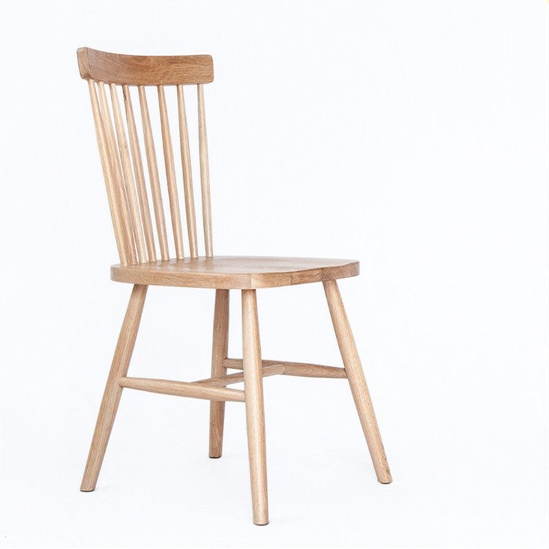 【創美】純實木 純實木餐椅白橡木電腦椅現代簡約時尚溫莎椅廠傢批髮環保桌椅組閤 GOTI&amp;---