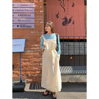 【Codibook】韓國 From Beginning 尼龍連身洋裝-2色［預購］長洋裝 吊帶裙 女裝