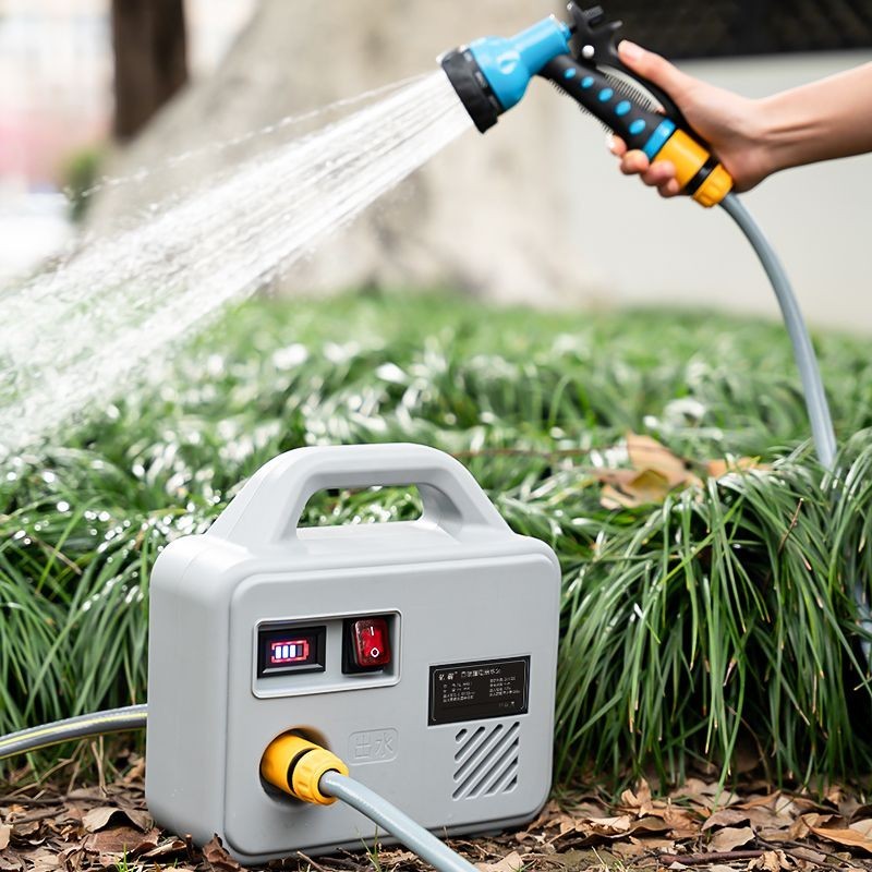 充電式抽水泵抽水神器自吸不插電鋰電池澆菜神奇戶外灌溉抽水機