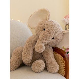 灰色小象柔軟寶寶安撫大象抱枕玩偶毛絨玩具公仔嬰兒陪睡覺布娃娃