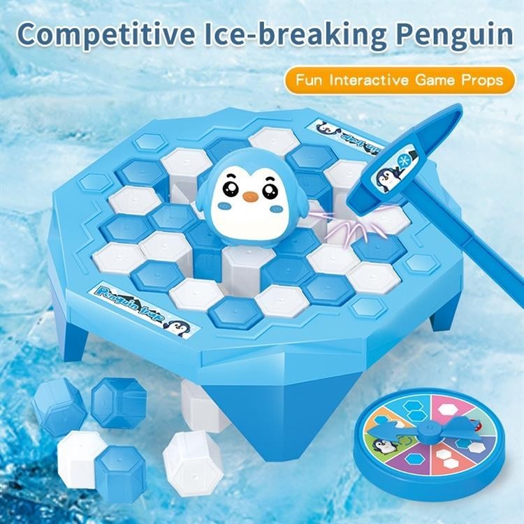 MM 【特惠】迷你破冰企鵝 拯救小企鵝敲冰遊戲 親子互動兒童桌面玩具 681