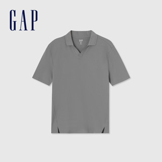 Gap 男裝 短袖POLO衫-灰色(885510)
