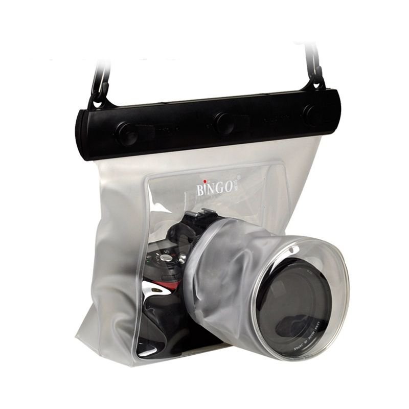 單眼相機防水袋潛水遊泳快門單眼戶外防水遊泳浮潛裝備海邊防護罩 Canon Nikon Sony EOS類單眼