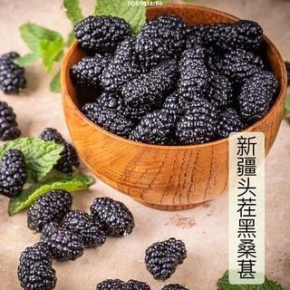 （黑桑葚幹）蜜樂莊園 新疆特級 野生黑桑葚幹 桑椹子 桑果 桑仁 桑果 乾即食泡水茶喝