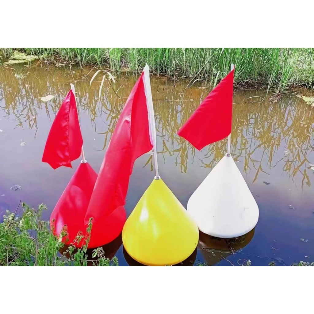 海上景區PE塑料浮標水上警示浮球航道碼頭太陽能燈ABS船用防撞球