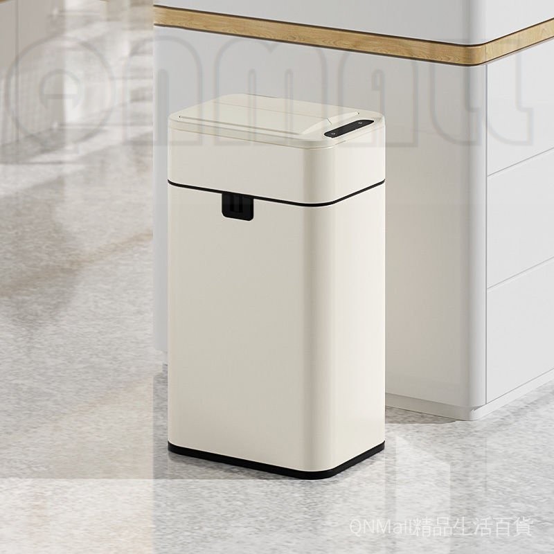 【上新速發 智能感應式】JAH 不鏽鋼垃圾桶 帶蓋 充電電池雙模式 家用衛生間廁所廚房客廳辦公室 自動打包 雙開 垃圾桶